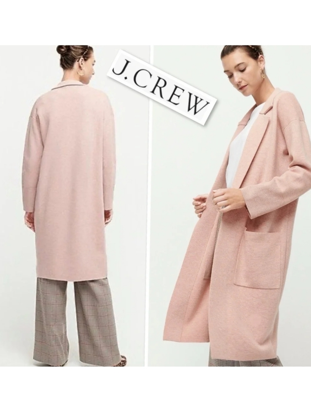 J. Crew Blossom Ella Sweater Blazer M, PinkSleek and streamlined, J.Crew offers - Picture 7 of 9